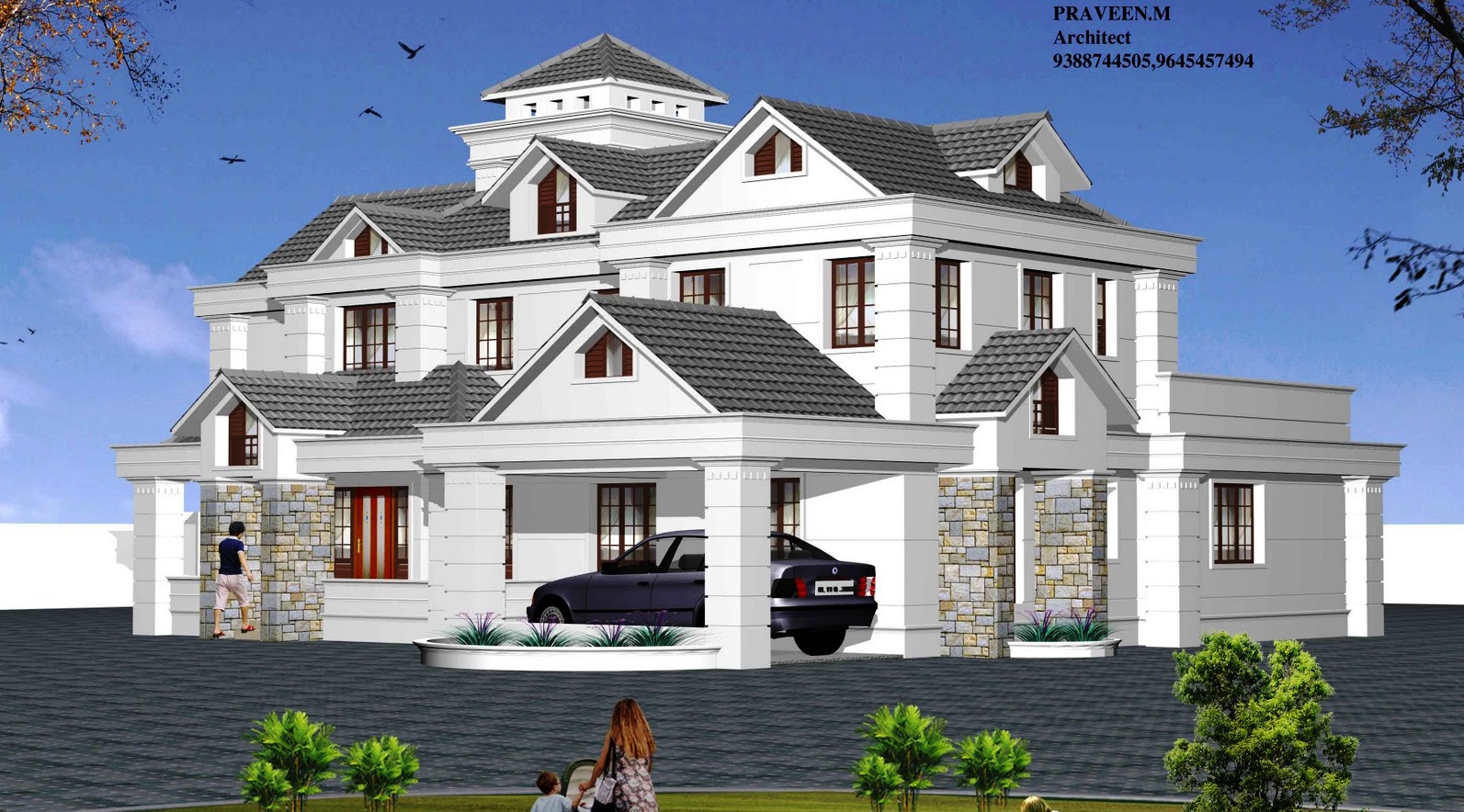  House Designs India on Indian Home 3d Plans