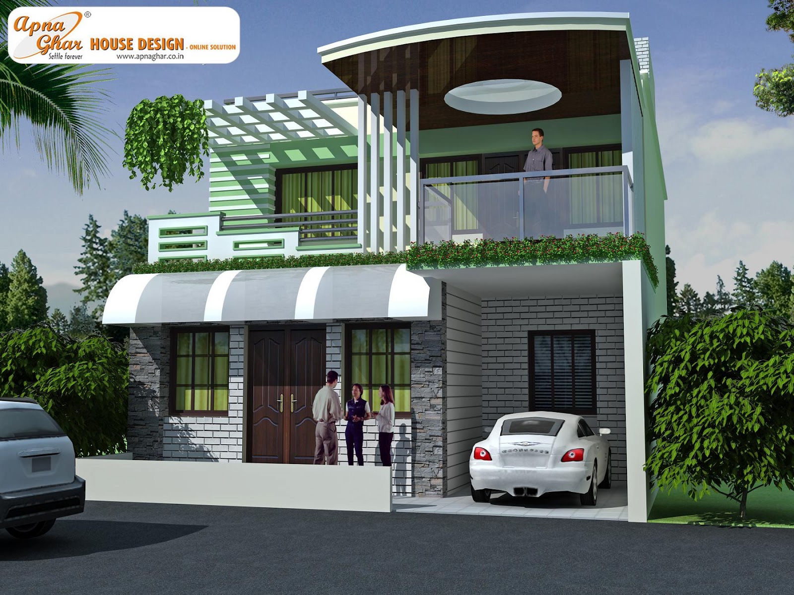 House design duplex 5 bedrooms